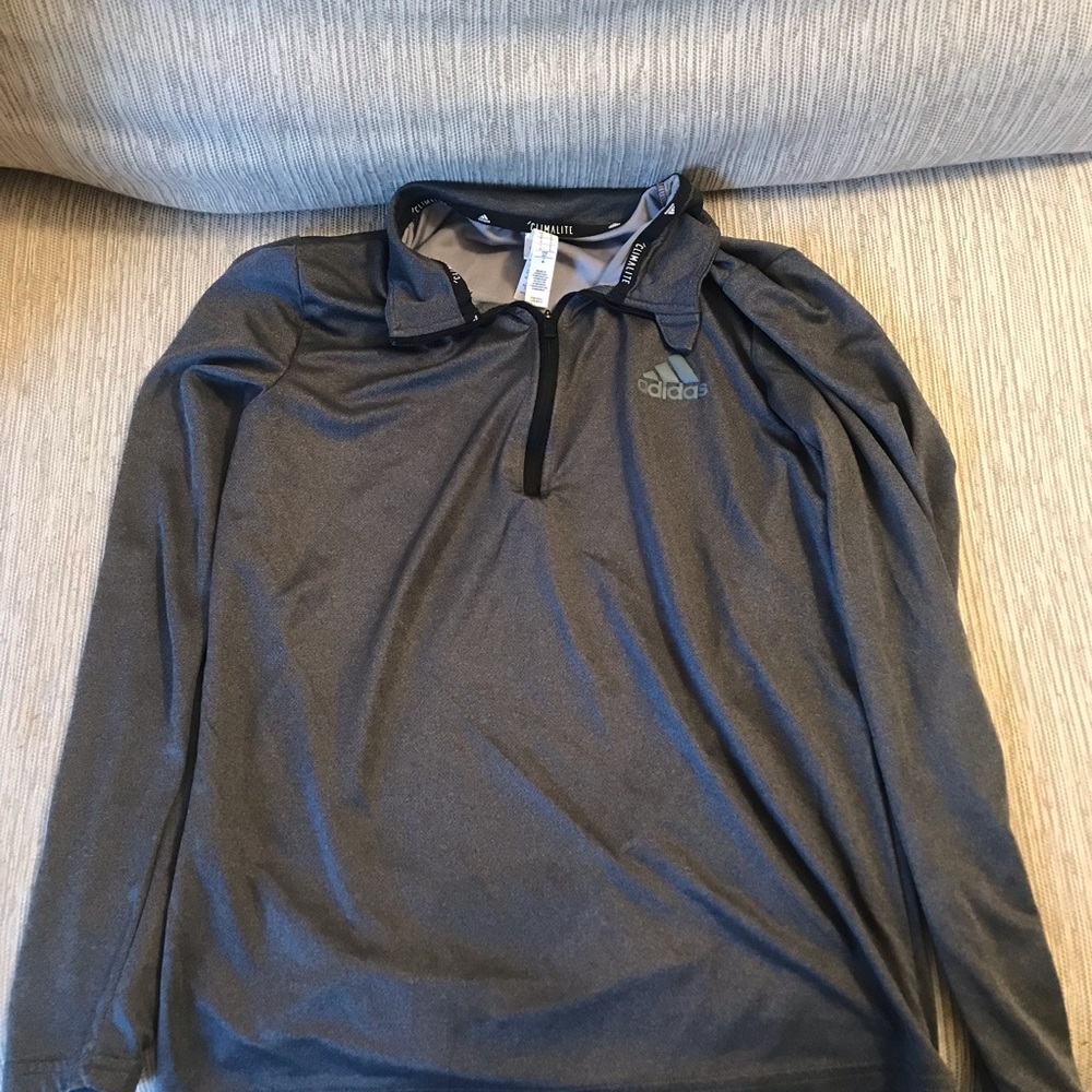 Adidas gray jacket size small